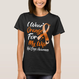 Camiseta Uso Naranja Para Mi Esposa Rsd Crps Conciencia 1