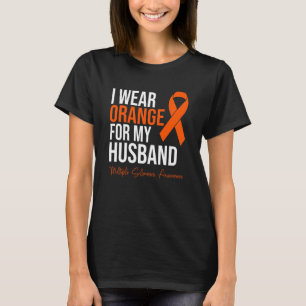 Camiseta Uso Naranja Para Mi Esposo MS Warrior Multiple S