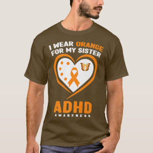 Camiseta Uso Naranja Para Mi Hermana Awareness Premium