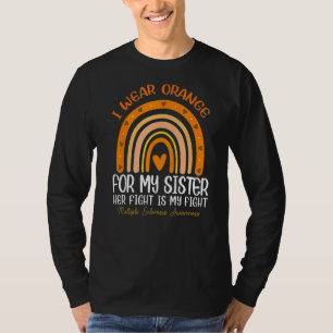Camiseta Uso Naranja Para Mi Hermana Esclerosis Múltiple Aw