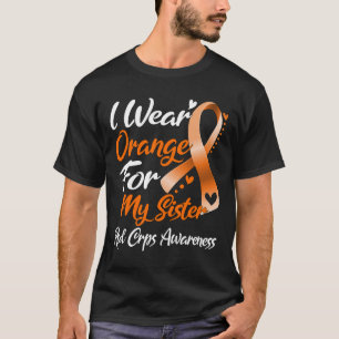 Camiseta Uso Naranja Para Mi Hermana Rsd Crps Conciencia 1