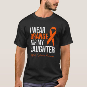 Camiseta Uso Naranja Para Mi Hija MS Warrior Múltiple