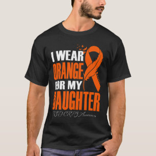 Camiseta Uso Naranja Para Mi Hija Rsd Crps Conciencia F