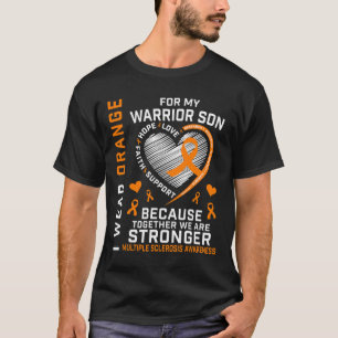 Camiseta Uso Naranja Para Mi Hijo Con Esclerosis Múltiple A