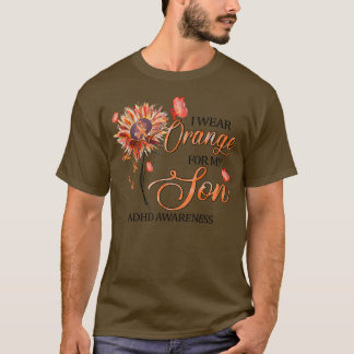Camiseta Uso Naranja Para Mi Hijo Naranja Ribbon Awaren Por