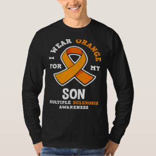 Camiseta Uso Naranja Para Mi Hijo Sra. Múltiple Scelrosis A