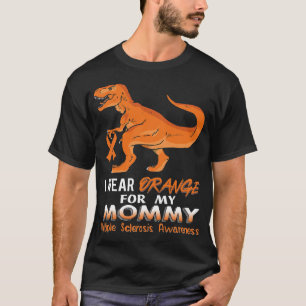 Camiseta Uso Naranja Para Mi Mamá Dinosaurio Múltiple