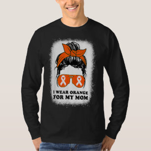 Camiseta Uso Naranja Para Mi Mamá Sra Esclerosis Múltiple M