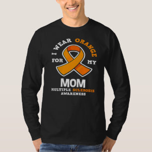 Camiseta Uso Naranja Para Mi Mamá Sra. Múltiple Scelrosis A