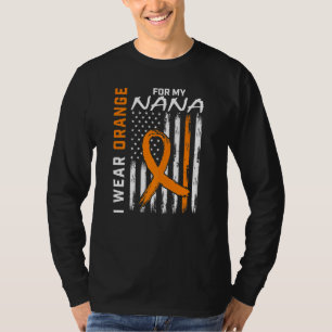 Camiseta Uso Naranja Para Mi Nana Múltiple Esclerosis Consc