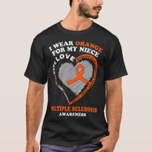 Camiseta Uso Naranja Para Mi Niña Esclerosis Múltiple En Gu