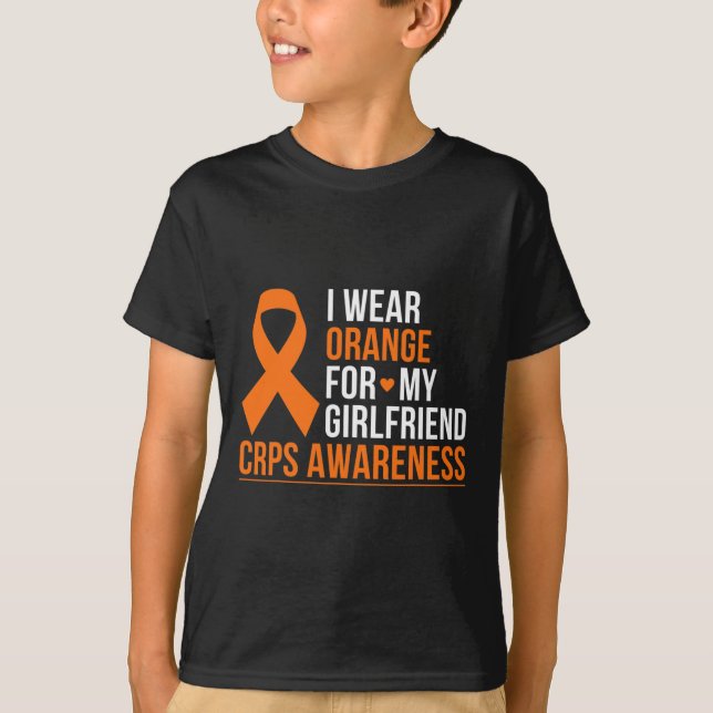 Camiseta Uso Naranja Para Mi Novia Rsd Crps Conciencia (Anverso)