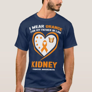 Camiseta Uso Naranja para mi padre en el cáncer de riñón de