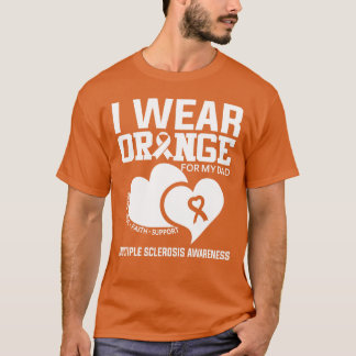 Camiseta Uso Naranja Para Mi Papá Esclerosis Múltiple