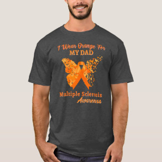 Camiseta Uso Naranja para mi papá Esclerosis Múltiple