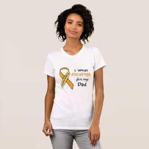 Camiseta Uso Naranja para mi papá MS Awareness Shirt