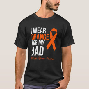 Camiseta Uso Naranja Para Mi Papá MS Warrior Múltiple Scler
