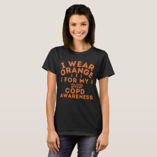 Camiseta Uso Naranja Para Mi Papá Personalizar De Concienci