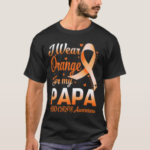 Camiseta Uso Naranja Para Mi Papá RSD CRPS Cinta De Concien