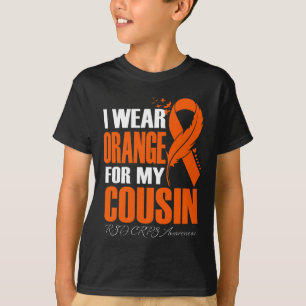 Camiseta Uso Naranja Para Mi Primo Rsd Crps Awareness Fea