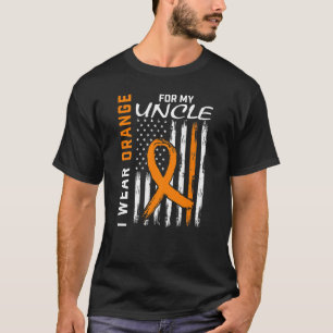Camiseta Uso Naranja Para Mi Tío Esclerosis Múltiple En Gue