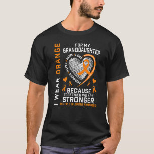 Camiseta Uso Naranja Para Nieta Esclerosis Múltiple