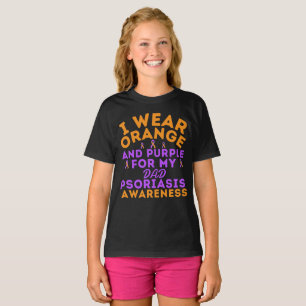 Camiseta Uso Naranja Y Morado Para Mi Personalizable De Pap