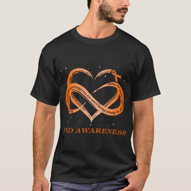 Camiseta Uso Orang Para Guerrero De Concienciación Sobre El (Anverso)