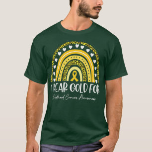 Camiseta Uso Oro Para Concienciación Sobre El Cáncer Infant