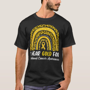 Camiseta Uso Oro Para Concienciación Sobre El Cáncer Infant