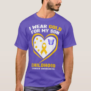 Camiseta Uso Oro Para Concienciar Sobre El Cáncer Infantil