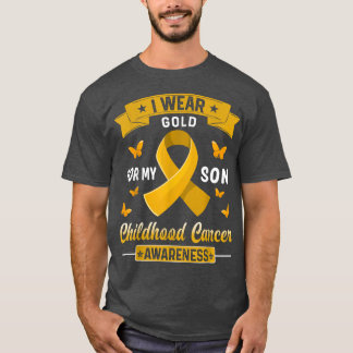 Camiseta Uso Oro Para Concienciar Sobre El Cáncer Infantil
