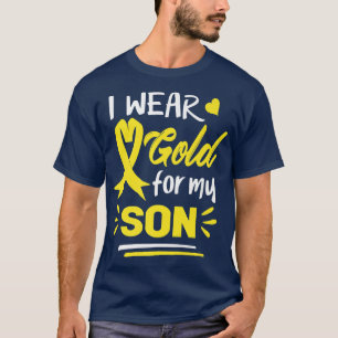 Camiseta Uso Oro Para Concienciar Sobre El Cáncer Infantil