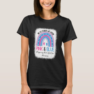 Camiseta Uso Pérdida De Lactante De Ángel De Embarazo Azul