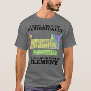 Camiseta Uso Periódico De Tabla Este Elemento Periódico