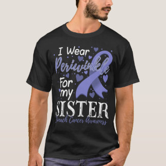 Camiseta Uso Periwinkle Para Mi Hermana Cáncer De Estómago 