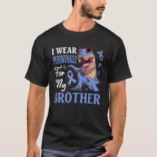 Camiseta Uso Periwinkle Para Mi Hermano Cáncer De Estómago
