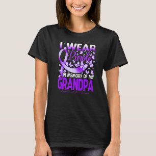Camiseta Uso Púrpura En Memoria De Mi Abuelo Lupus Awaren