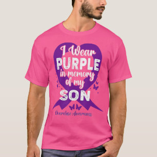 Camiseta Uso Púrpura En Memoria De Mi Hijo Adquirido Por So