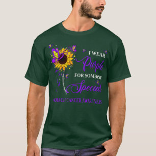 Camiseta Uso Púrpura Para Concienciación Sobre El Cáncer De