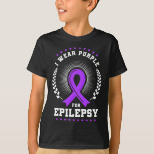 Camiseta Uso Púrpura Para Concienciación Sobre Epilepsia 2