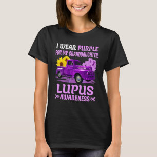 Camiseta Uso Púrpura Para Concienciar A Mi Nieta Lupus