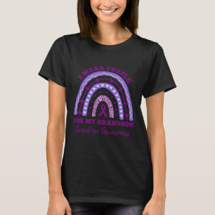 Camiseta Uso Púrpura Para Concienciar A Mi Nieto Sobre La S
