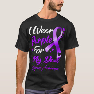 Camiseta Uso Púrpura Para Concienciar A Mi Papá Lupus