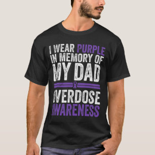 Camiseta Uso Púrpura Para Concienciar A Mi Papá Sobre La So
