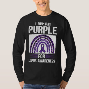 Camiseta Uso Púrpura Para Concienciar Al Lupus Apoyo Lupus
