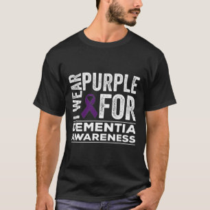 Camiseta Uso Púrpura Para Dementia Awareness Heimerheimer
