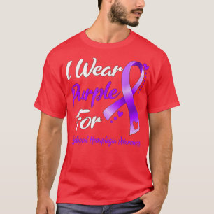 Camiseta Uso Púrpura Para La Conciencia De La Hemiplejía In