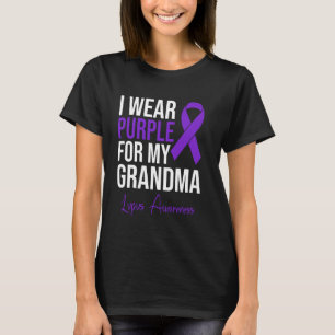 Camiseta Uso Púrpura Para Mi Abuela Lupus Warrior Lupus