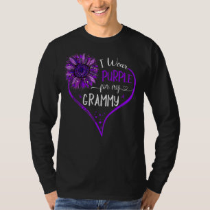 Camiseta Uso Púrpura Para Mi Conciencia De Los Alzheimers G